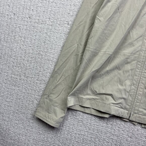 Royal Robbins Women’s Sz M Lightweight Windbreaker Beige Zip Up Jacket Outdoor - Picture 2 of 14